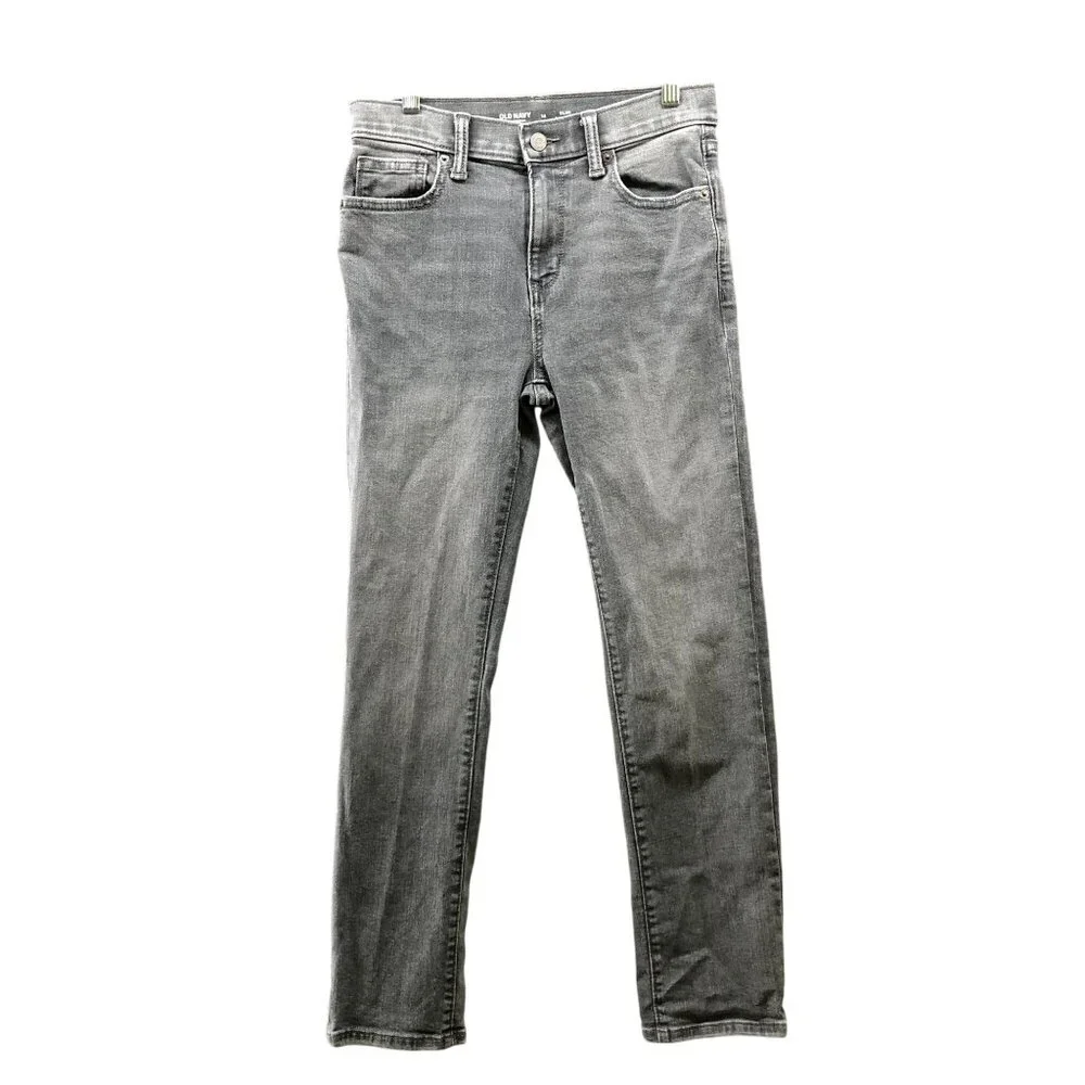 Old Navy Kids Boys Size 14 Slim Jeans‎ Karate Falcon Gray